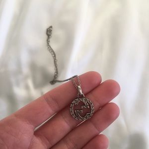 Gucci silver interlocking G necklace